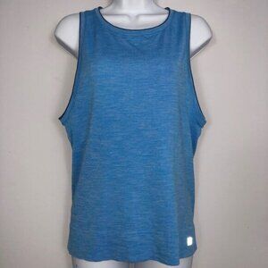 Victorias Secret VSX Sport Tank Top Womens XS Blue Breathable Reflective Workout